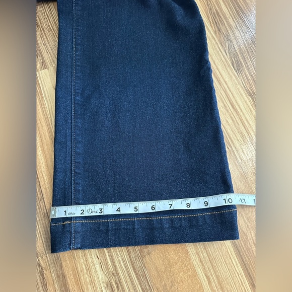 Lands End Women’s Recover Denim High Rise Wide Leg Crop Jeans Size 6 - Picture 10 of 12